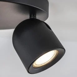 Straluma 3-Lichts ronde opbouwspot zwart verstelbaar><noscript><img width=