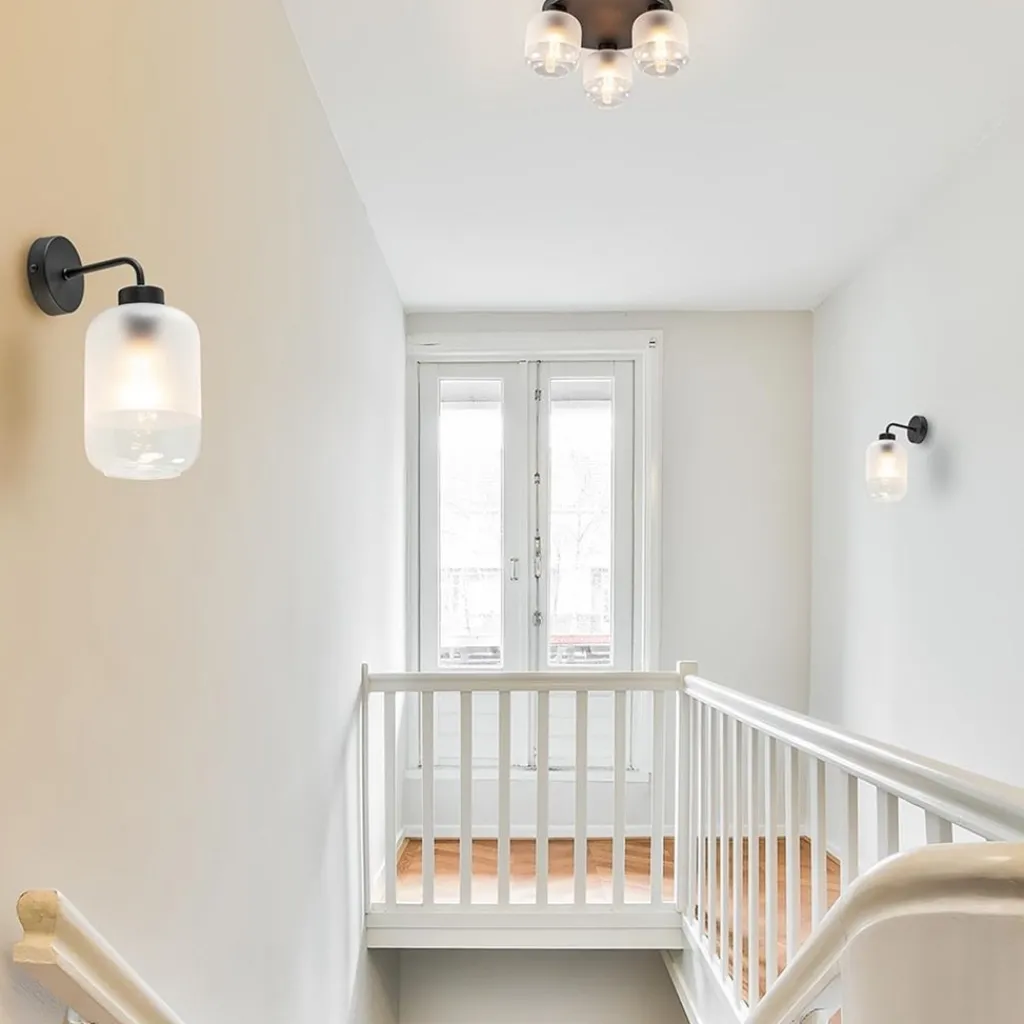 Straluma 3-Lichts ronde plafondlamp zwart met helder/mat glas> Plafondlampen|Scandinavische Verlichting