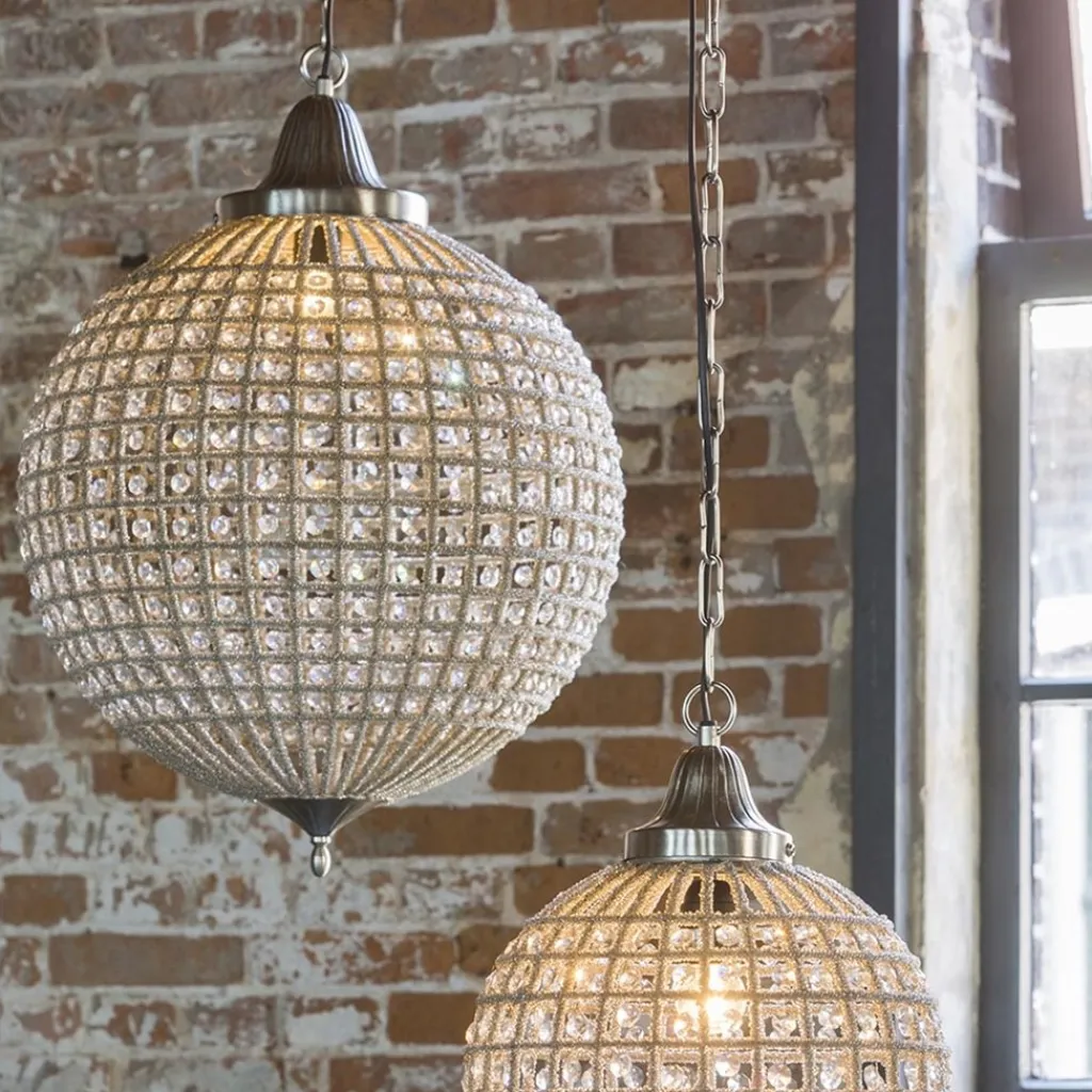 Straluma Light & Living hanglamp Cheyenne kristal> Eettafellampen|Light and Living