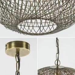 Straluma Light & Living hanglamp Alwina brons draad><noscript><img width=