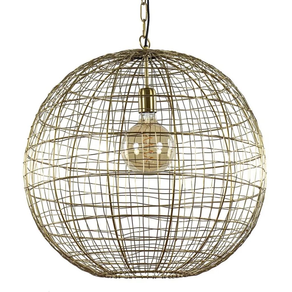 Straluma Light & Living hanglamp Mirana goud> Eettafellampen|Draadlampen