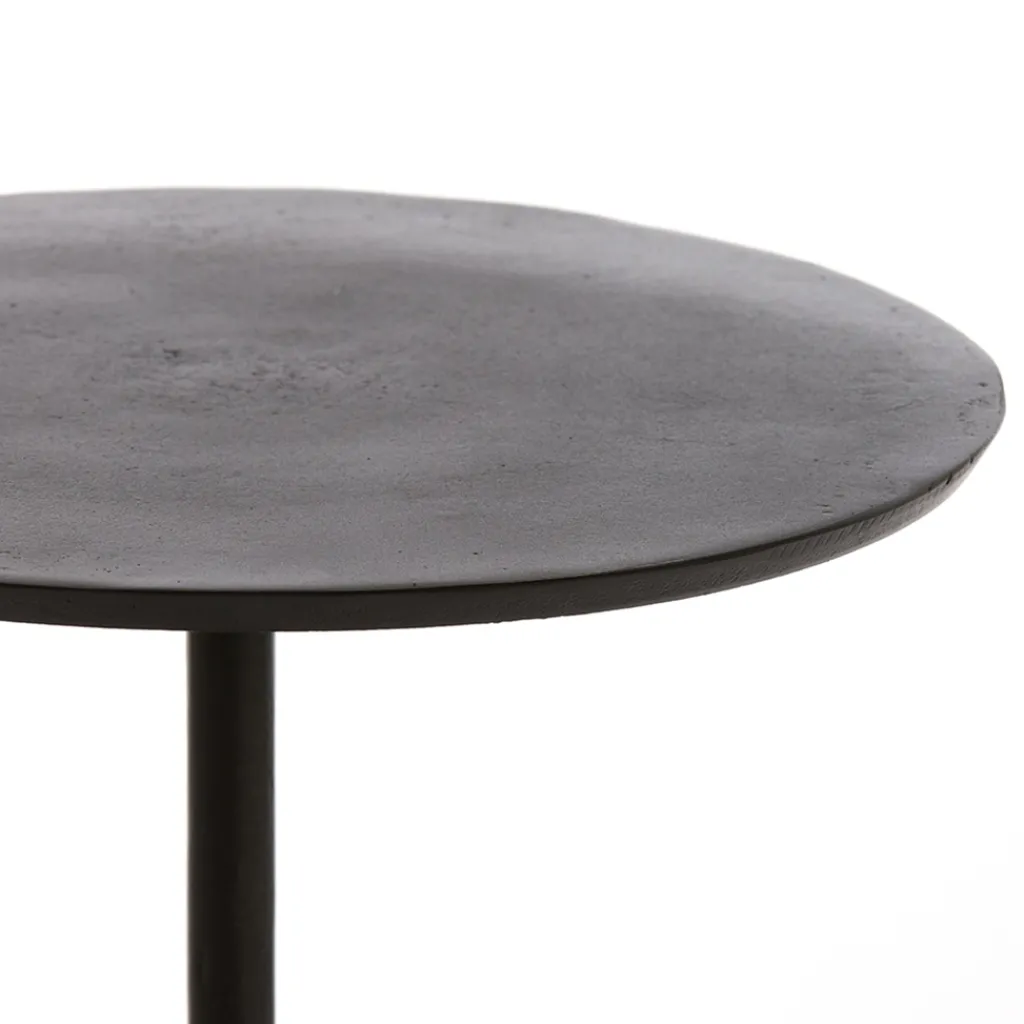 Straluma Light and Living bijzettafel Dimphy antiek zwart> Light and Living|Bijzettafels