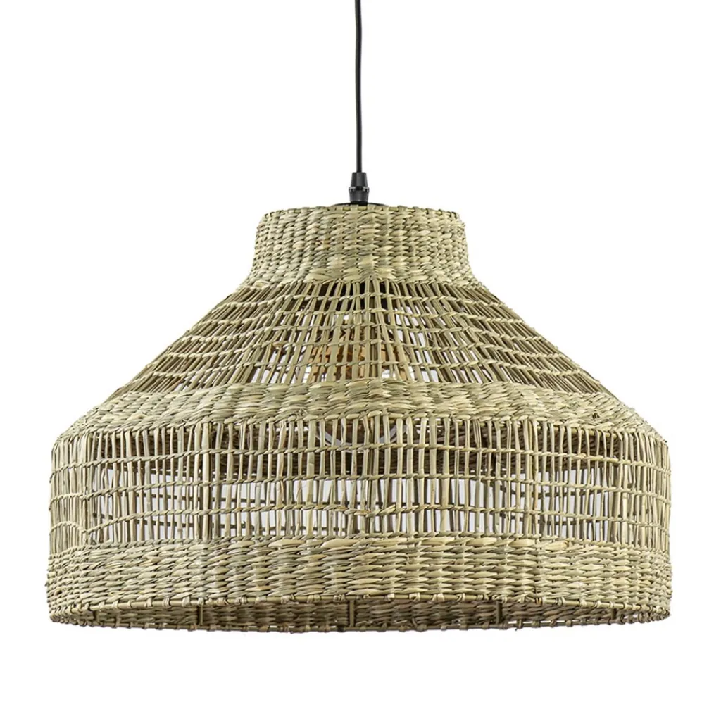 Straluma Light and Living hanglamp Latika zeegras naturel> Light and Living|Woonkamerlampen