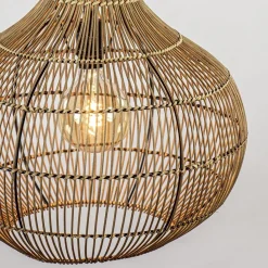 Straluma Light and Living hanglamp Pacino donker rotan><noscript><img width=