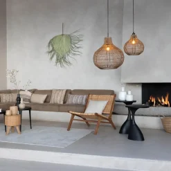 Straluma Light and Living hanglamp Pacino donker rotan><noscript><img width=