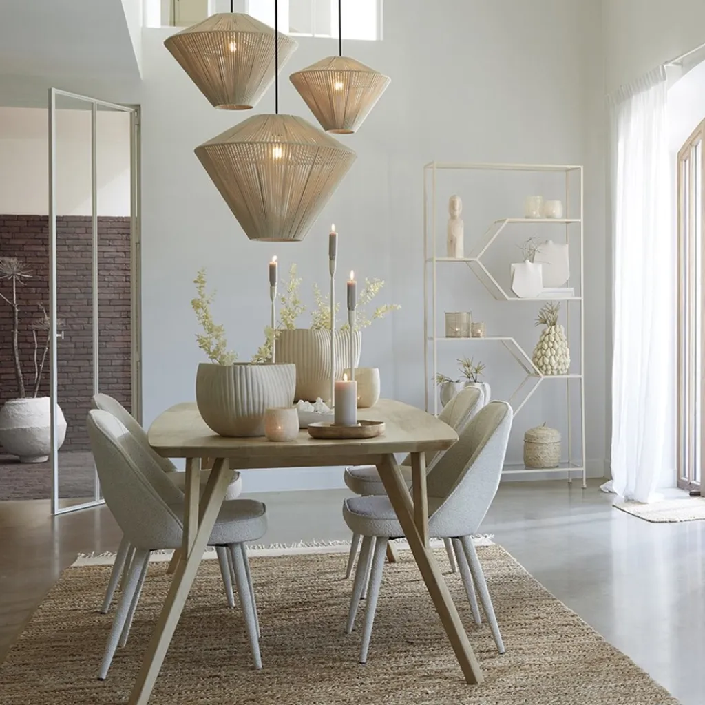 Straluma Light and Living hanglamp Felida crème 53 cm> Hanglampen|Eettafellampen