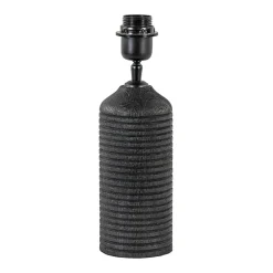 Straluma Light and Living lampvoet Paolo zwart hout excl. kap> Lampenvoeten|Light and Living