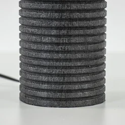 Straluma Light and Living lampvoet Paolo zwart hout excl. kap> Lampenvoeten|Light and Living