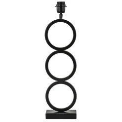 Straluma Light and Living Lampvoet Stelios mat zwart> Lampenvoeten|Light and Living