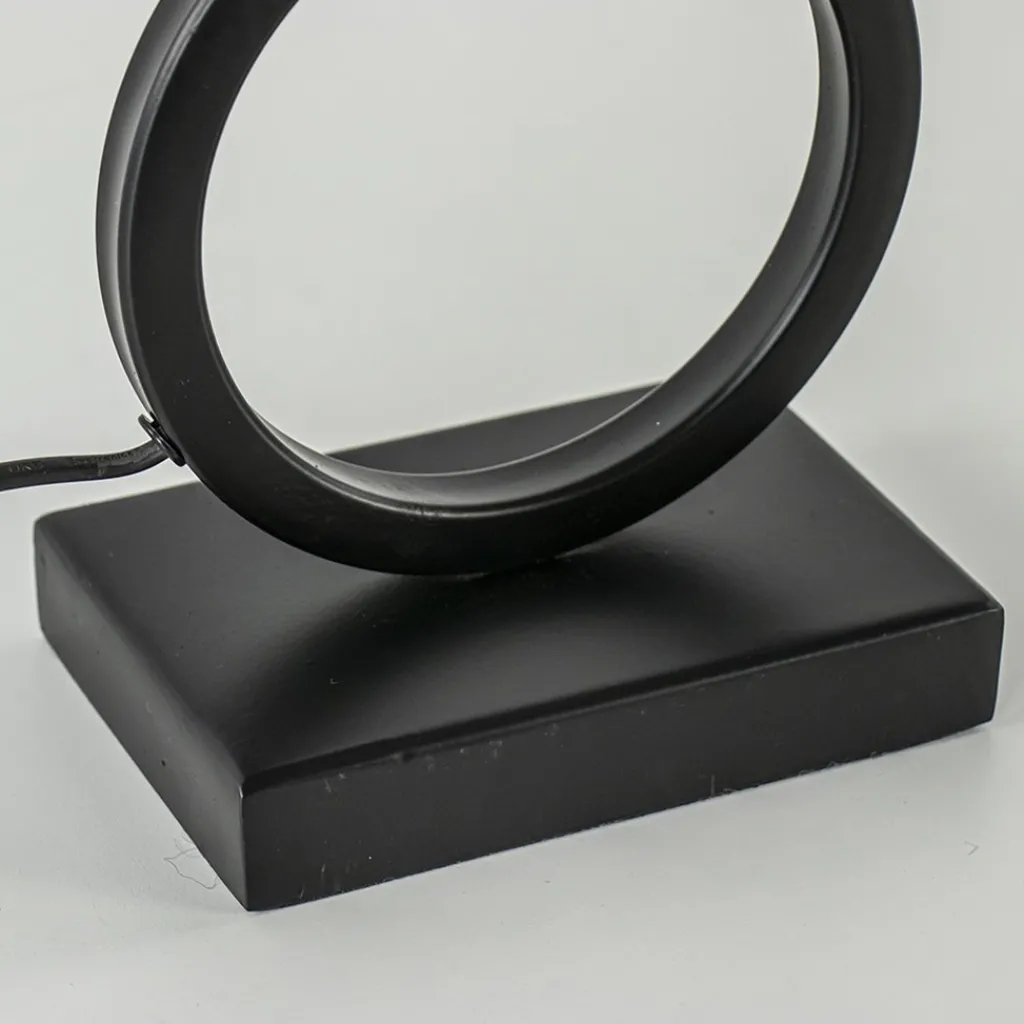 Straluma Light and Living Lampvoet Stelios mat zwart> Lampenvoeten|Light and Living