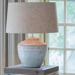 Straluma Light and Living lampvoet Toba wit 25x35 cm></noscript> Lampenvoeten|Light and Living