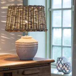 Straluma Light and Living lampvoet Toba wit 25x35 cm></noscript> Lampenvoeten|Light and Living