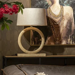 Straluma Light and Living lampvoet Nubia hout naturel><noscript><img width=