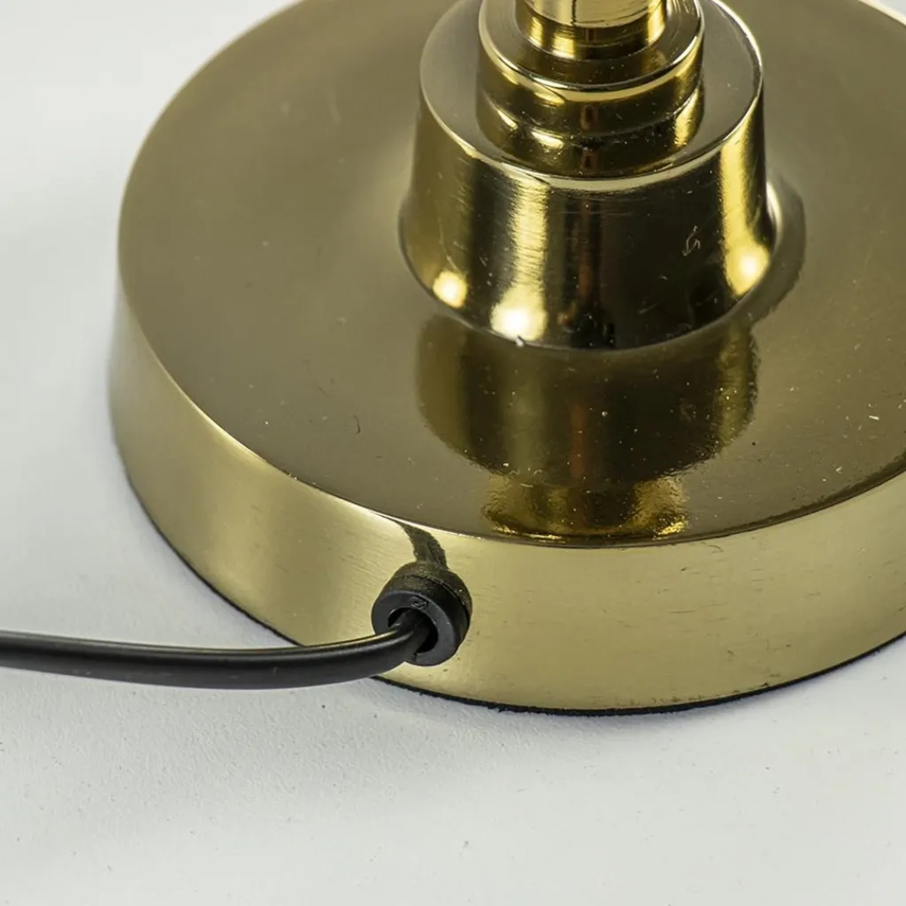 Straluma Light and Living lampvoet Kaliro glimmend goud> Tafellampen|Lampenvoeten