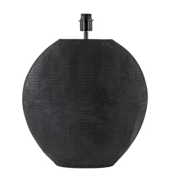 Straluma Light and Living lampvoet Skeld mat zwart groot> Tafellampen|Lampenvoeten