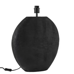 Straluma Light and Living lampvoet Skeld mat zwart groot> Tafellampen|Lampenvoeten