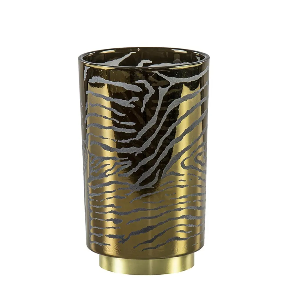 Straluma Light and living tafellamp grijs goud op batterijen Zebra> Tafellampen|Light and Living