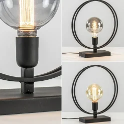 Straluma Light and Living tafellamp Rudra mat zwart><noscript><img width=