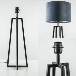 Straluma Light and Living tafellamp Miley mat zwart></noscript> Lampenvoeten|Light and Living