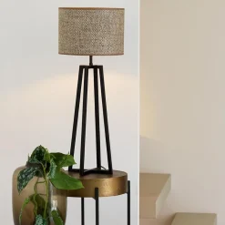 Straluma Light and Living tafellamp Miley mat zwart></noscript> Lampenvoeten|Light and Living