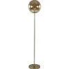 Straluma Light and Living vloerlamp Medina goud met amber glas> Vloerlampen|Light and Living