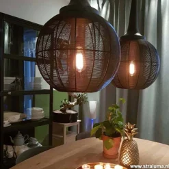 Straluma Light Living hanglamp Adrienne XL zwart></noscript> Videverlichting|Light and Living