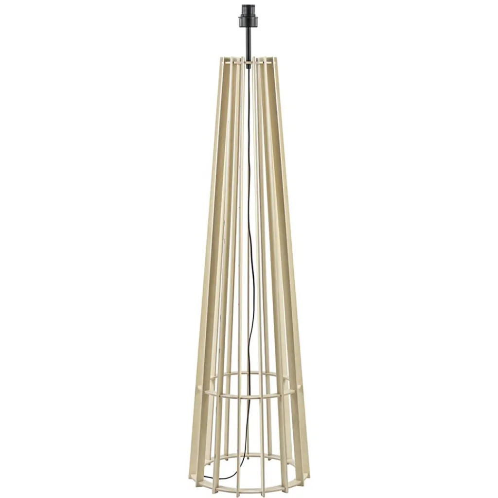 Straluma Luxe lampvoet naturel hout exclusief kap> Vloerlampen|Lampenvoeten