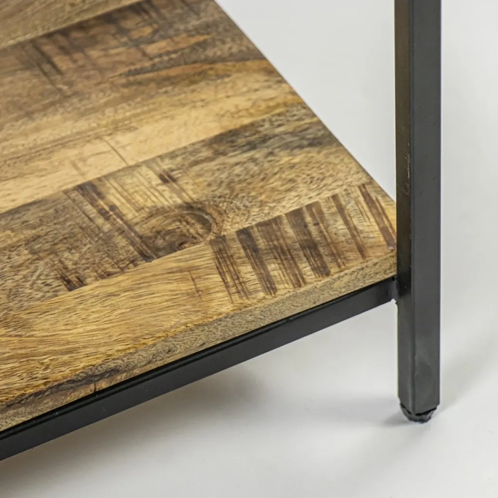 Straluma Mango houten kastje 35x35x100 cm> Bijzettafels