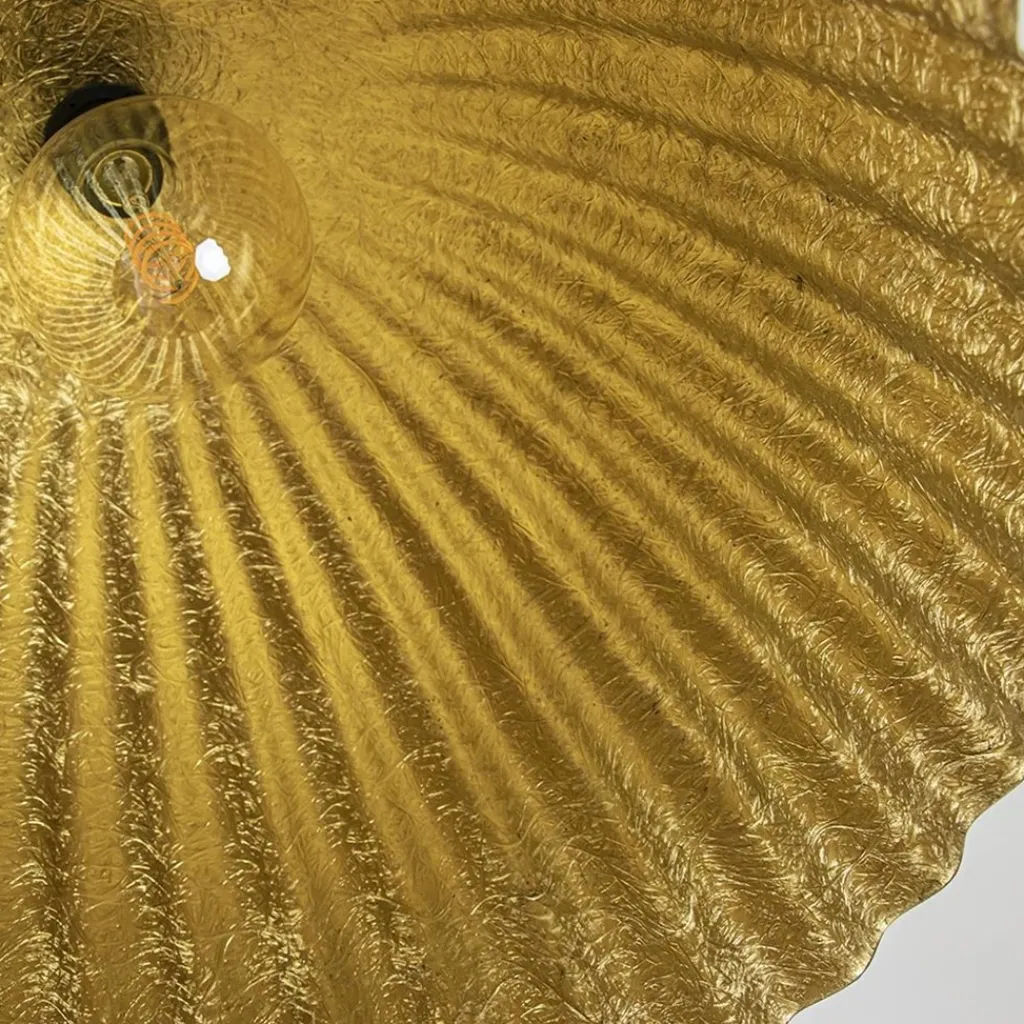 Straluma Mat zwarte hanglamp hoge koepel met relief> Keukenverlichting|Eetkamerverlichting