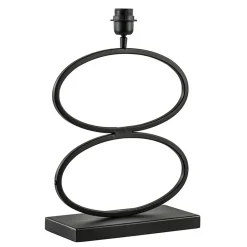 Straluma Mat zwarte lampvoet Stelius L&L> Lampenvoeten|Light and Living