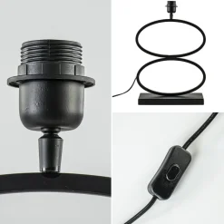 Straluma Mat zwarte lampvoet Stelius L&L></noscript> Lampenvoeten|Light and Living