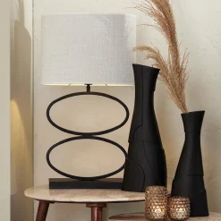 Straluma Mat zwarte lampvoet Stelius L&L></noscript> Lampenvoeten|Light and Living