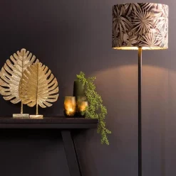 Straluma Mat zwarte vloerlamp Dennis Light & Living></noscript> Vloerlampen|Lampenvoeten