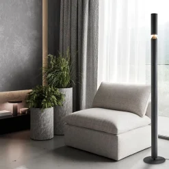 Straluma Mat zwarte vloerlamp up+down></noscript> Design Verlichting