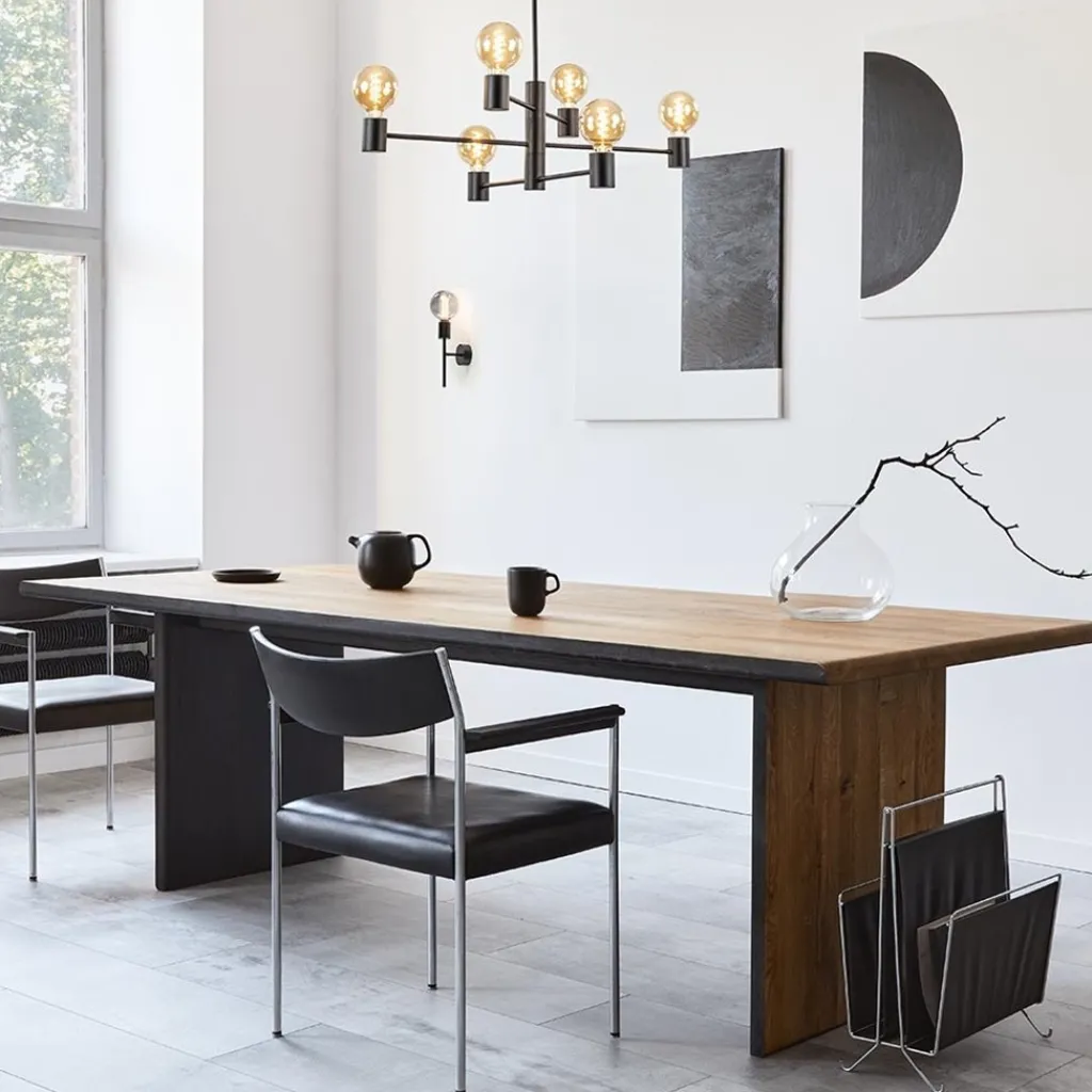 Straluma Mat zwarte wandlamp exclusief lichtbron> Wandlampen|Retro Verlichting