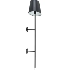 Straluma Mat zwarte wandlamp Soriano exclusief kap> Wandlampen|Light and Living