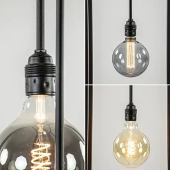 Straluma Metalen design vloerlamp zwart frame rechthoek><noscript><img width=