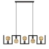 Straluma Metalen eettafel hanglamp zwart frame> Eettafellampen|Pendel Lampen