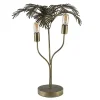 Straluma Metalen tafellamp Palm antiek brons Light and Living> Tafellampen|Light and Living