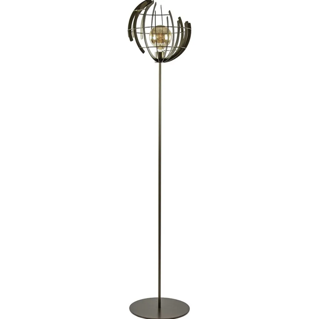 Straluma Metalen vloerlamp Terra oud messing> Vloerlampen|Design Verlichting