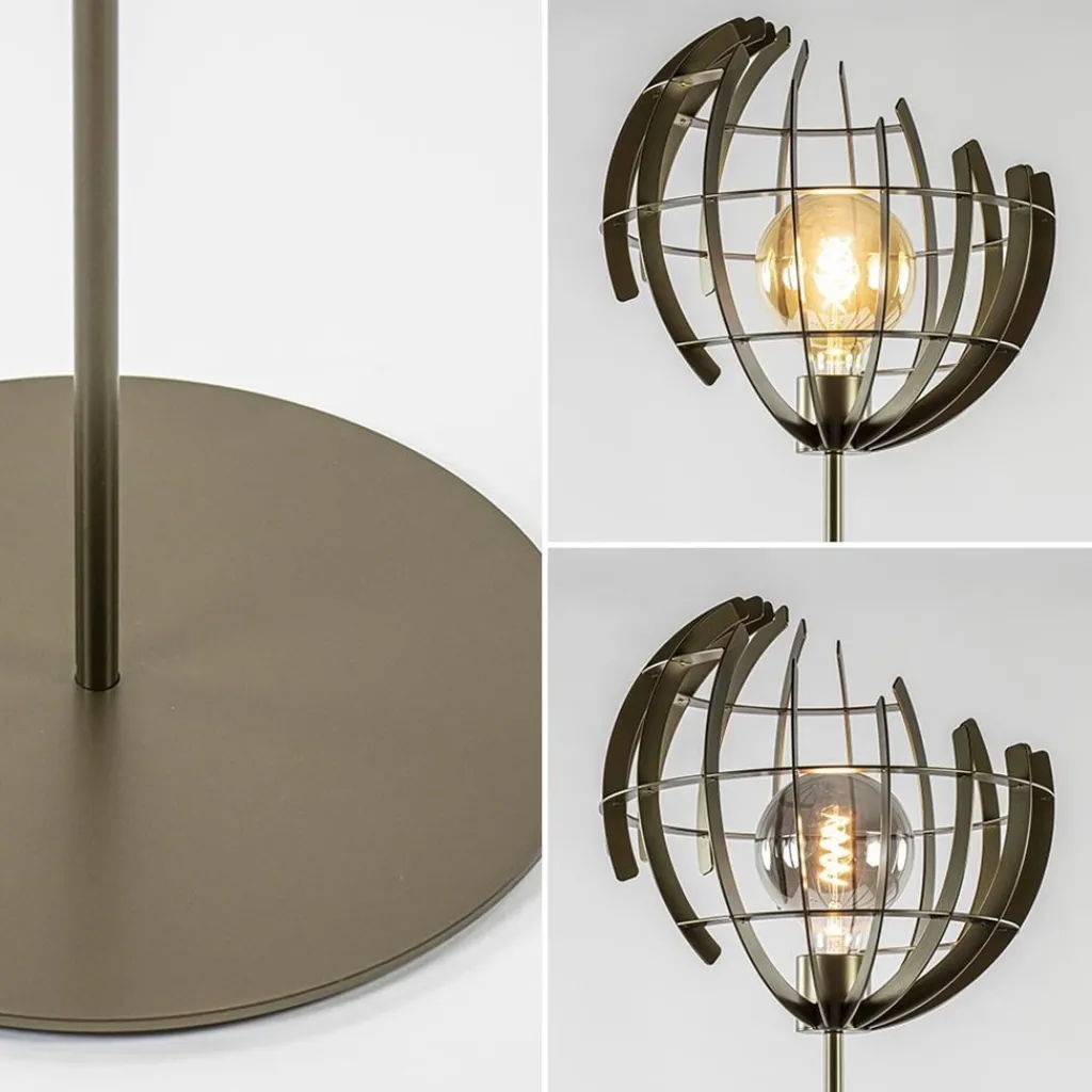 Straluma Metalen vloerlamp Terra oud messing> Vloerlampen|Design Verlichting