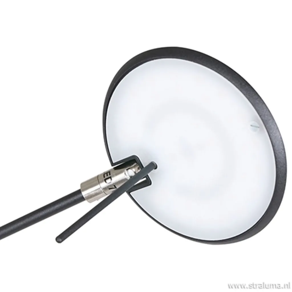 Straluma Moderne bureaulamp zwart met dimbaar LED> Tafellampen|Bureaulampen