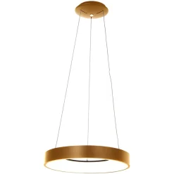 Straluma Moderne design LED hanglamp ring goud> Hanglampen|Eettafellampen