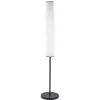 Straluma Moderne design vloerlamp zwart met opaal glas dim to warm> Vloerlampen|LED Vloerlampen