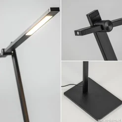 Straluma Moderne design vloer/leeslamp met dimbaar LED></noscript> LED Leeslampen|Kantoorverlichting