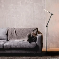 Straluma Moderne design vloer/leeslamp met dimbaar LED></noscript> LED Leeslampen|Kantoorverlichting