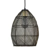 Straluma Moderne draad hanglamp Meya zwart met goud> Draadlampen|Light and Living
