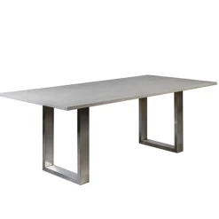 Straluma Moderne eettafel vergrijsd eiken 200x100> Eettafels