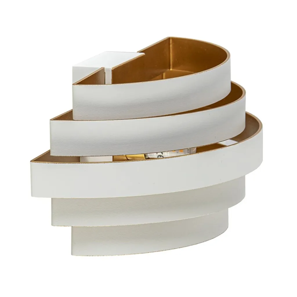 Straluma Moderne G9 wandlamp wit met goud> Halverlichting|Wandlampen