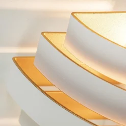 Straluma Moderne G9 wandlamp wit met goud><noscript><img width=